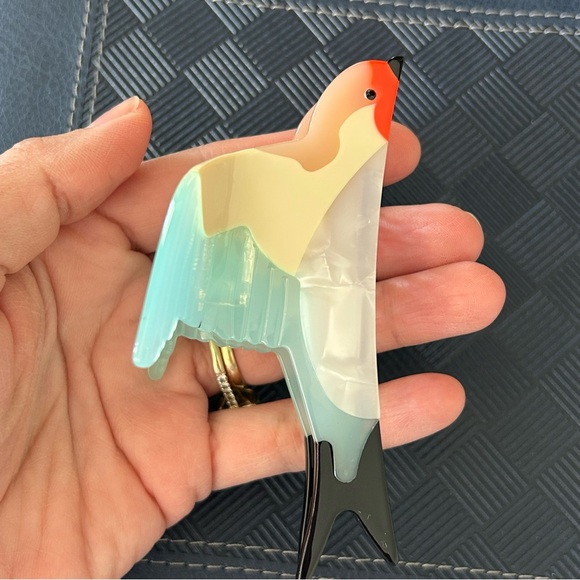 Bird Shaped Hair Claw Clip Acetate Women Accessories - Picture 7 of 9
